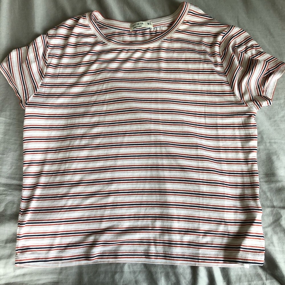 Striped Crop Top